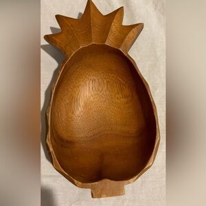 Wood Pineapple Dish/Bowl